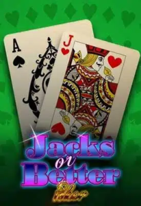 Casino cards with Jack of hearts laying above the Ace of Spades.