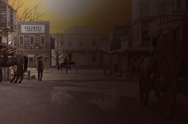 Lucky Creek Casino's mythical cowboy town